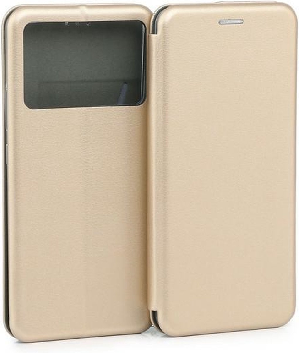 Beline Book Magnetische Case voor Poco X6 Pro goud/goud