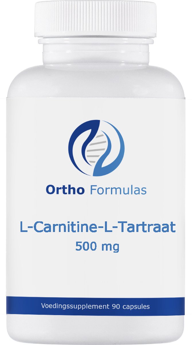 Goedkoopste L-Carnitine L-Tartraat - 500mg - 90 capsules - sport - fitness - energie - testosteron - androgeen receptor - concentratie - fatburner - stofwisseling - vegan