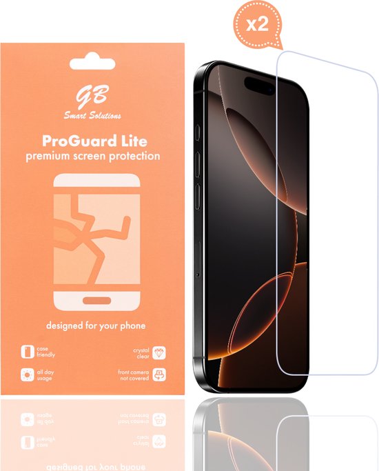 Protecteur d'écran GB ProGuard Lite conçu pour iPhone 16 Pro - 2 pièces