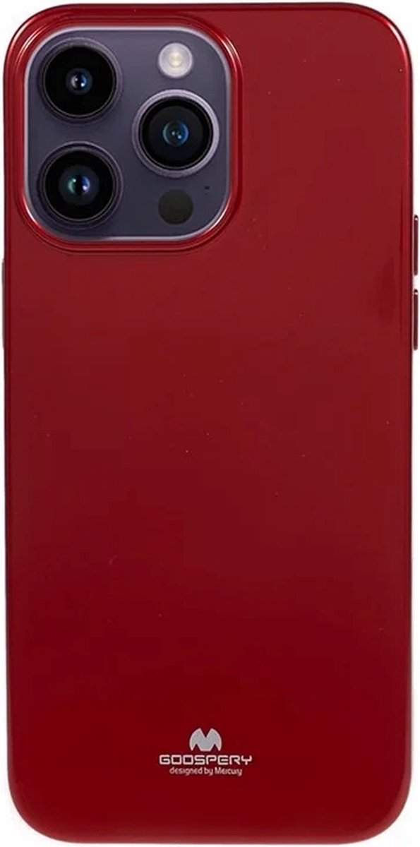 Mercury - JELLY CASE - iPhone 15 Pro - iPhone hoesje - Rood