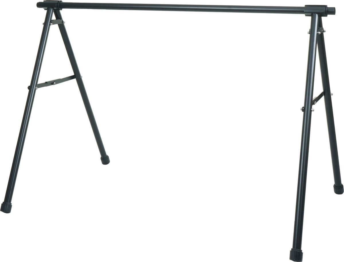 Fietszadelsteun MCW-K39, fietsstandaard ophangbeugel, metaal gepoedercoat 114x170x114cm uitschuifbaar ~ zwart
