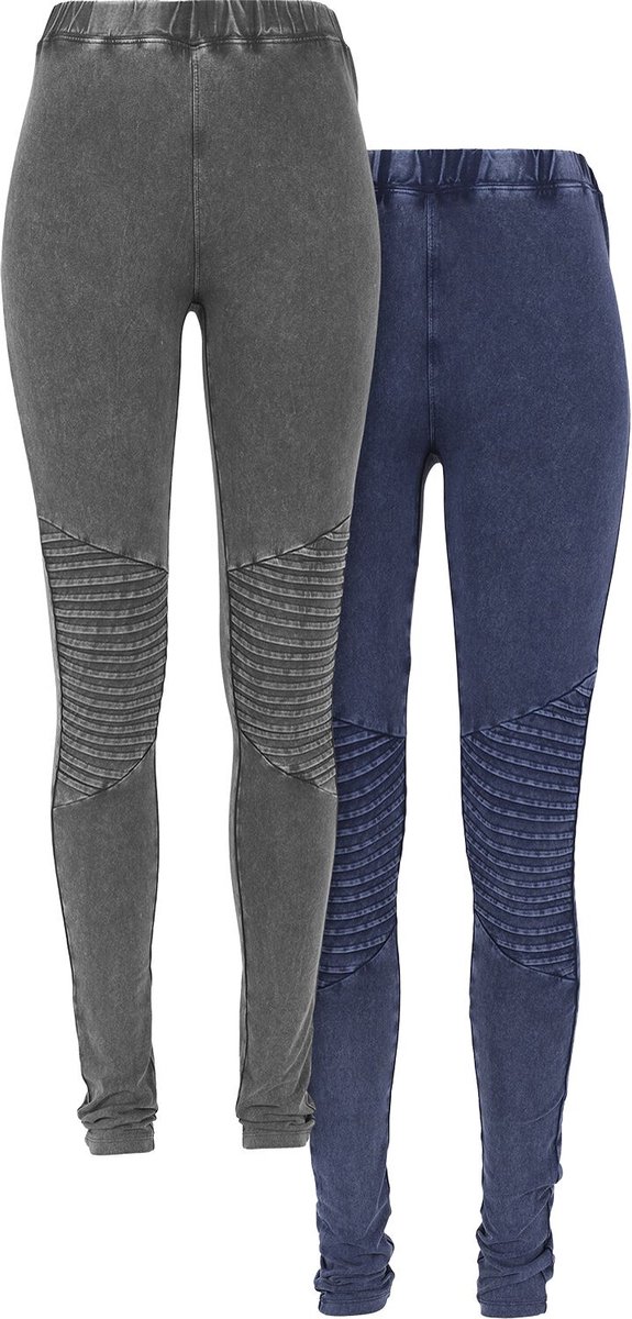Urban Classics Pre-Pack Jersey 2-Pack Dames Legging – XS Grijs