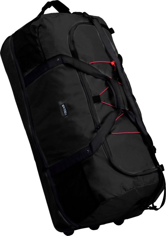 New Rebels Roll-able Trolley - Reistas - Weekendtas - Sporttas 80 cm - Zwart