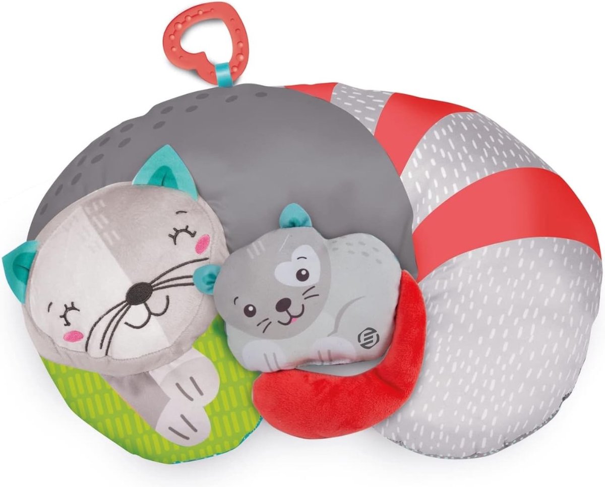 Goedkoopste Equivera Activiteitenkussen - Speelkussen Baby - Tummy Time - Baby Speelgoed - Kraamcadeau - Babyshower Cadeau - Tummy Time Baby - Tummy Time Kussen - Buikkussen Baby