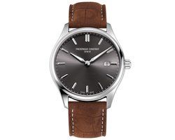 Frédérique Constant Classics FC-220DGS5B6 Horloge - Leer - Bruin - Ø 40 mm