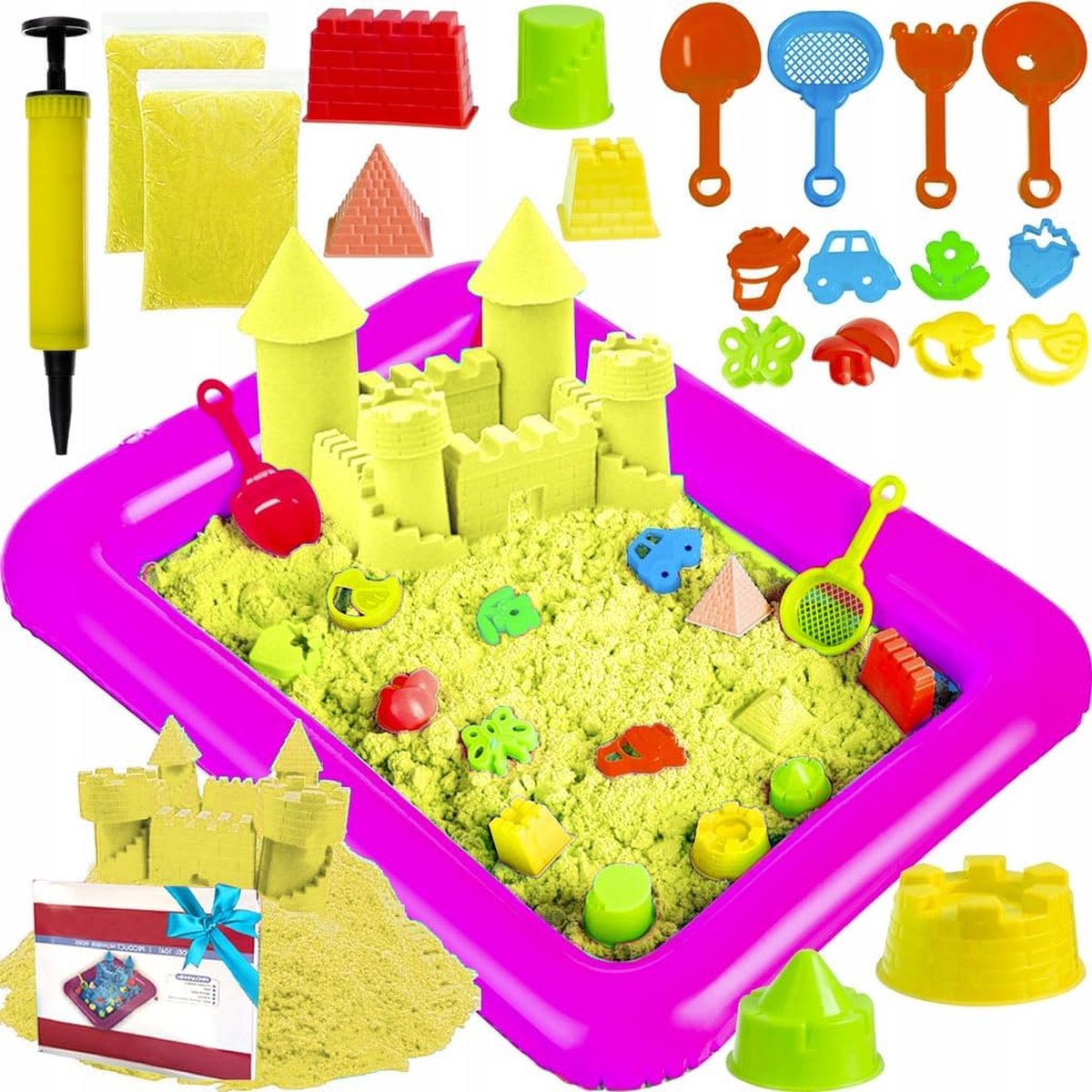 Equivera Zand - Zand voor Binnen - Zand Speelgoed - Cadeau voor Kinderen - Magisch Zand