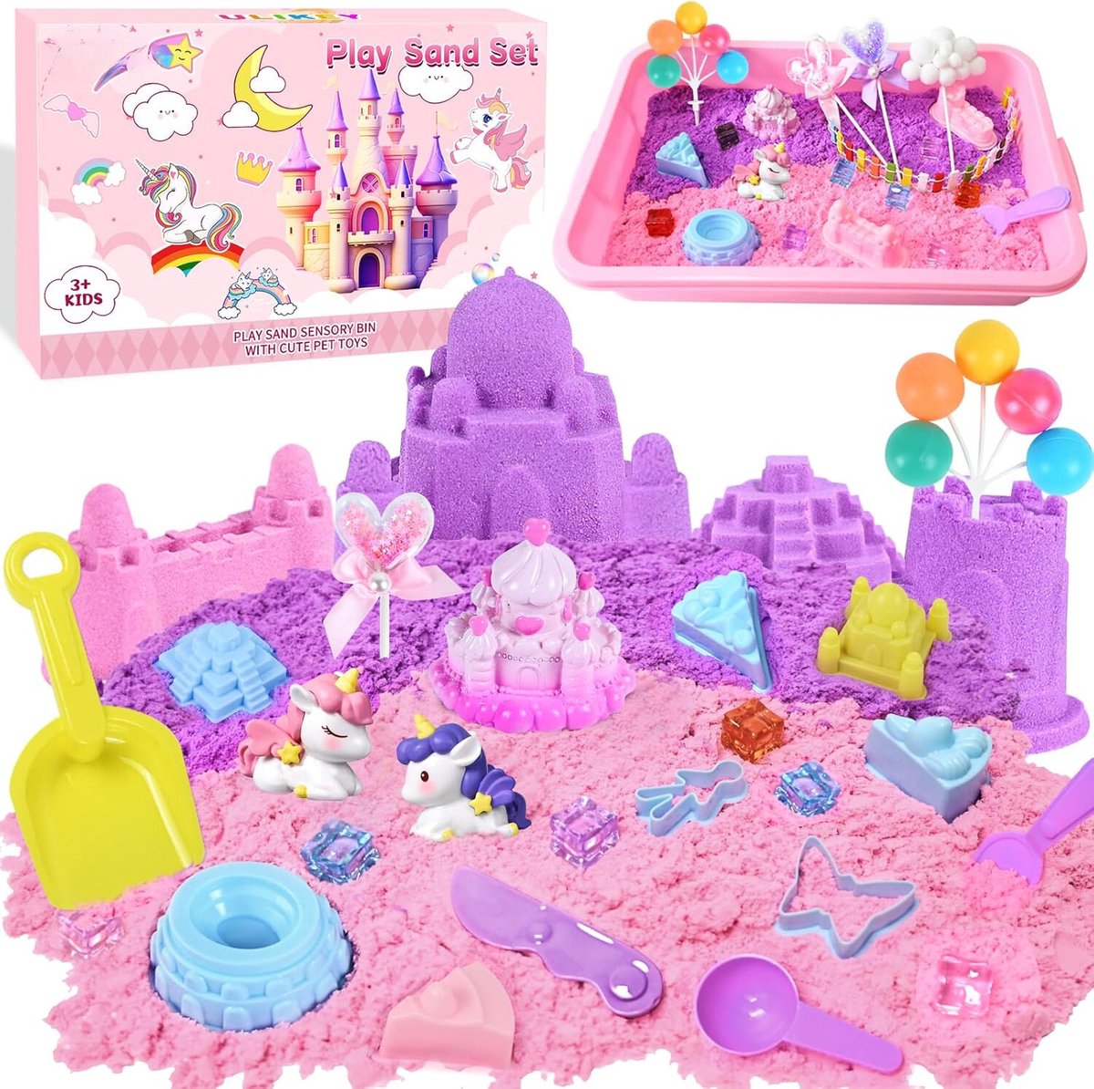 Equivera Zand - Zand voor Binnen - Zand Speelgoed - Cadeau voor Kinderen - Magisch Zand