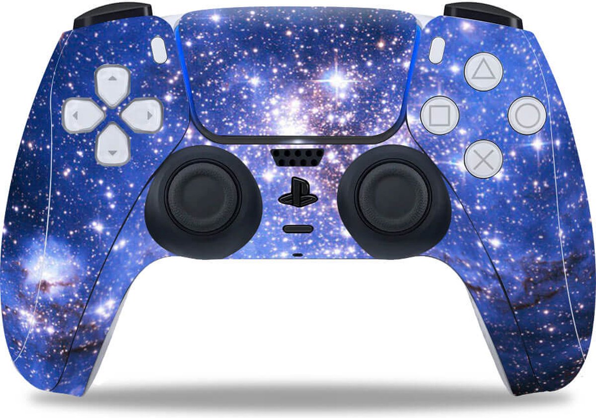 Space - controller skin - Sticker geschikt voor de PS5 - set van 2 stickers