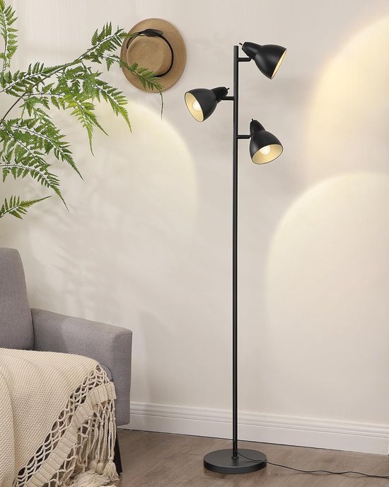 Staande lamp industriële stijl met LED E27