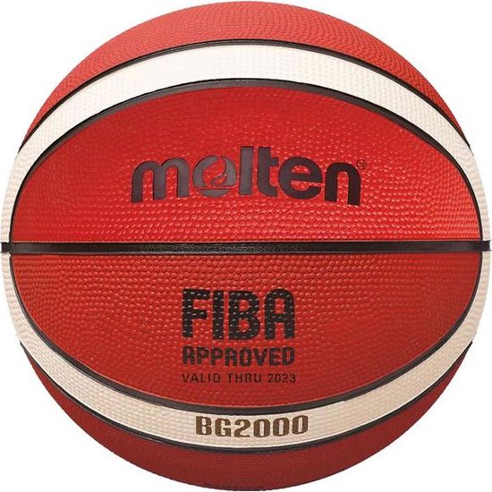 Molten basketbal BG2000 - maat 6 - (opvolger van de Molten BGR6 basketbal)