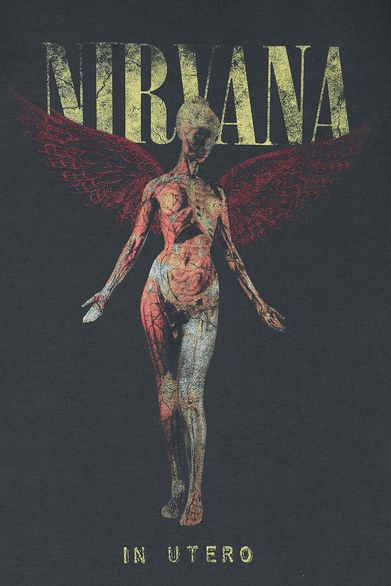 Chemise Amplified Nirvana in utero Dark grey-L