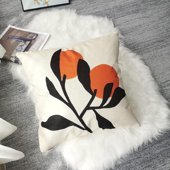 Inovra - Set Van 2 Chenille Kussenhoezen Voor De Bank - Zachte En Luxe Decoratieve Kussens Voor Bank En Huiselijke Decoratie