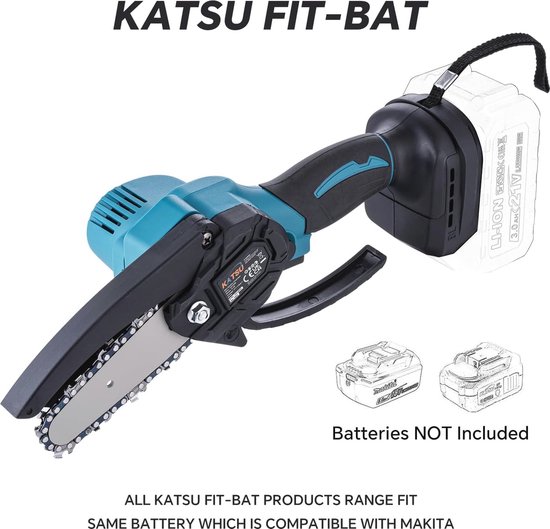 KATSU FIT-BAT 21V bürstenlose Akku-Elektro-Kettensäge 12 Zoll, für