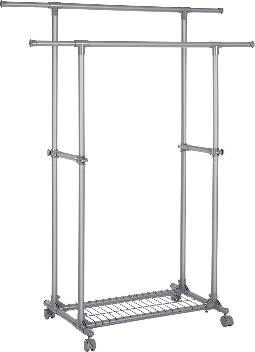 MIRA Home - Kledingrek - Garderoberek - Opbergrek - Droogrek - 87x52x166