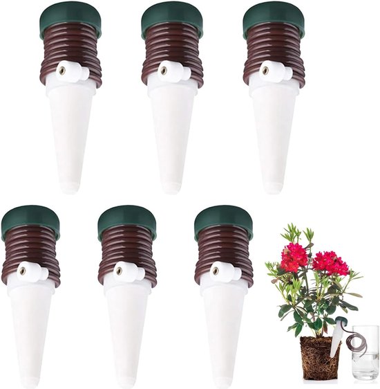 Waterdispenser planten - Automatisch watergeefsysteem voor kamerplanten - 6-delig