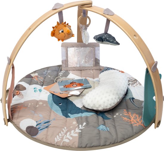 Bo Jungle - Ocean Bliss Wooden Play Gym - speelmat - knuffelfiguren