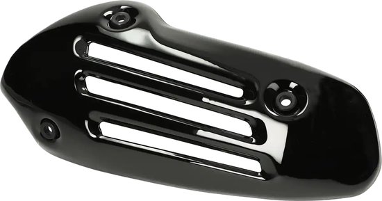 Hitteschild voor Vespa Primavera, Sprint 50cc 4 Takt Euro4 I-get glans zwart
