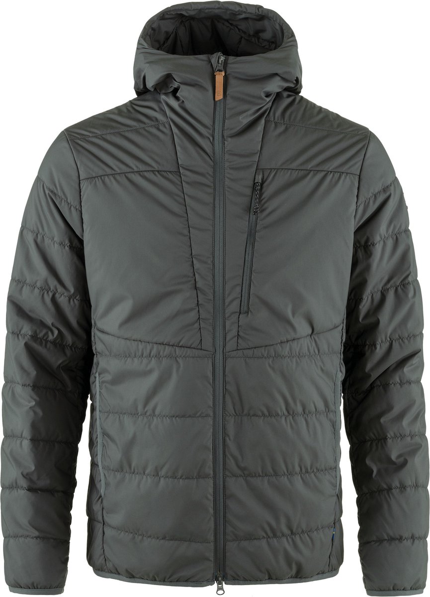 FJALLRAVEN Keb padded hoodie 82413 050 Basalt