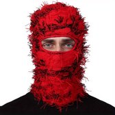 Masque de ski Bovista - Cagoule - Masque d'hiver - Cagoule - Masque de ski - Face Mask complet - Rouge