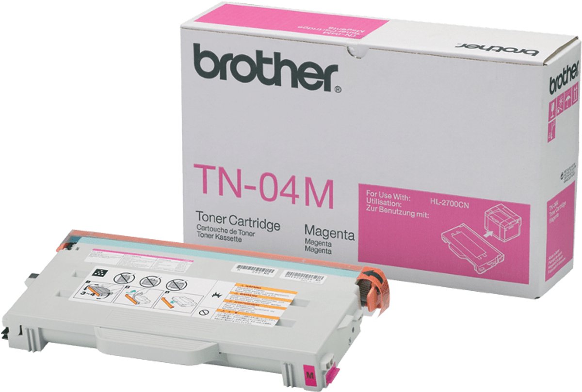 Brother TN-04M Tonercartridge - Rood