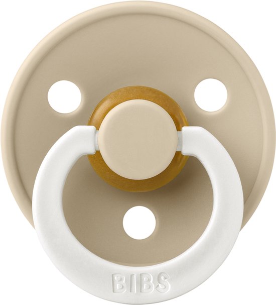 Bibs fopspenen maat 1 0-6 maanden - set 4 spenen + bolletoet speenzakje - Glow Sand, Vanilla, Dark oak en Woodchuck van BIBS — afbeelding 3