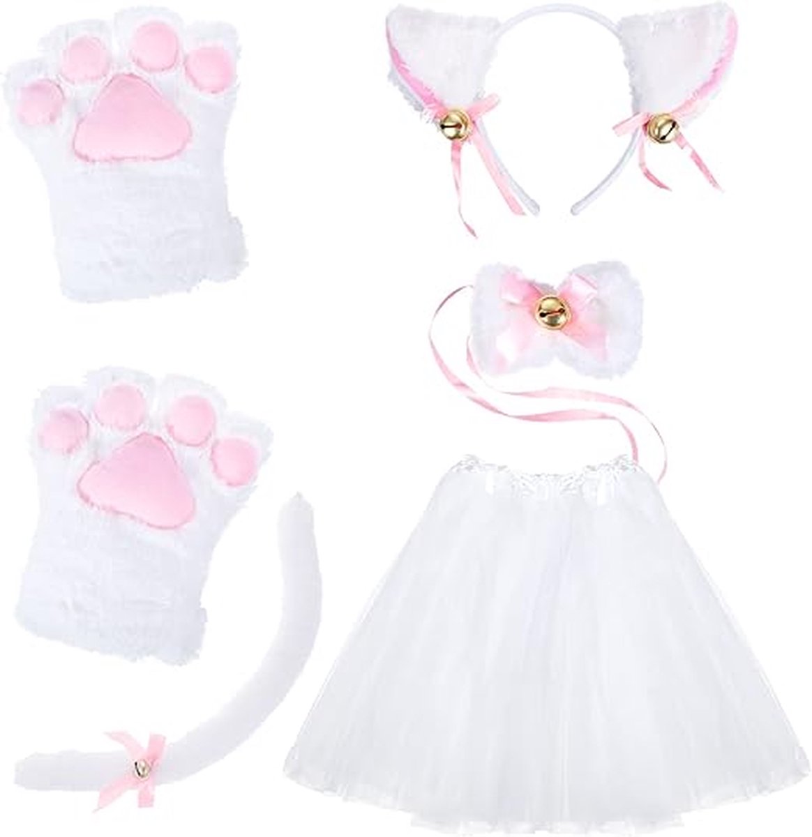 Collier De Noël Pour Chat Et Chiot - Accessoire Festif Ajustable Pour Séances Photo Et Fêtes
