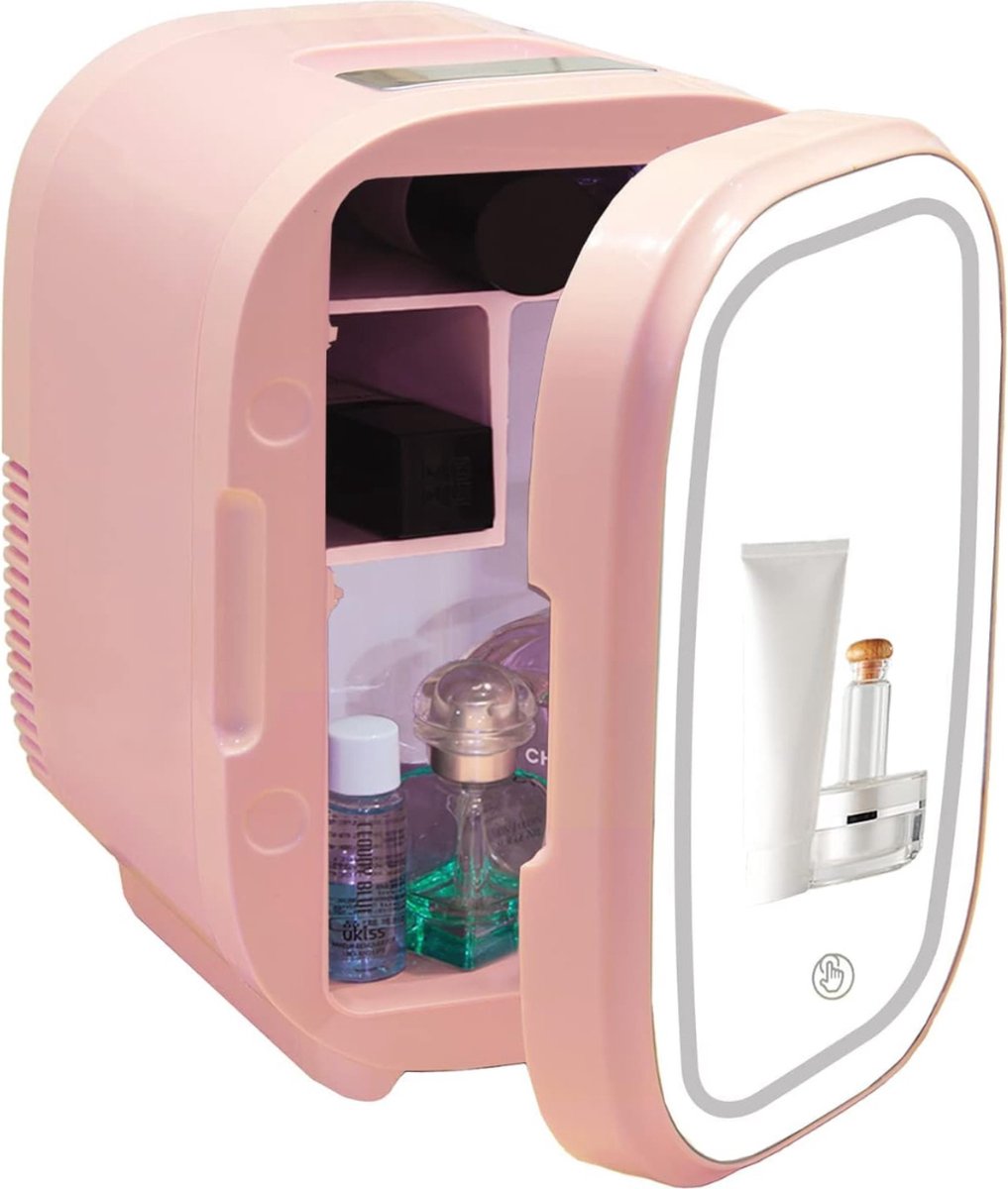 Equivera Mini Fridge - Fridge - Mini Fridge for Drinks - Mini Fridge Eten En Drinken - Mini Koelkast - Mini Koelkasten - Minikoelkast - Koelkastje -