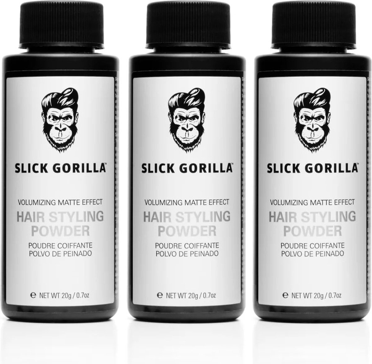 Slick Gorilla Hair Styling Powder 20 gr. - 3 stuks