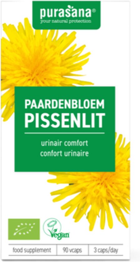 Purasana Vegan Paardenbloem extract BIO 90 Capsules