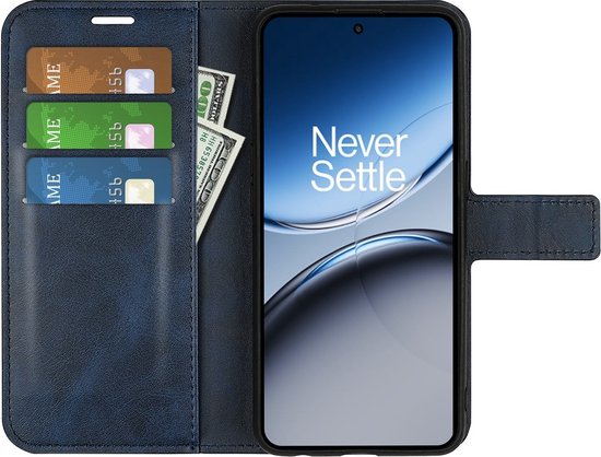 Coverup Hoesje - Geschikt voor OnePlus Nord 4 Hoesje - Coverup Deluxe Book Case - Blauw