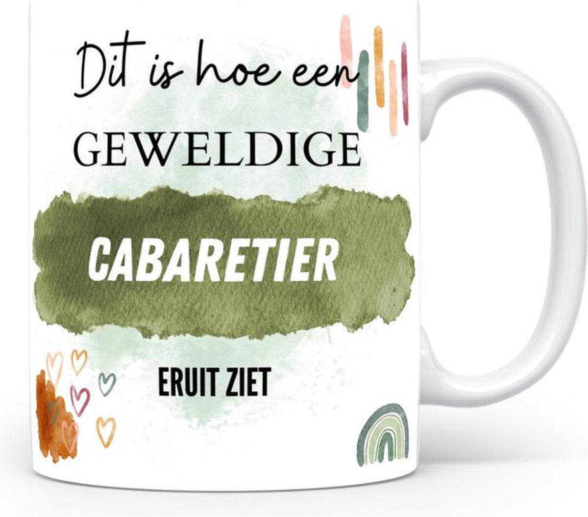 Mok bedrukken met beroep Cabaretier