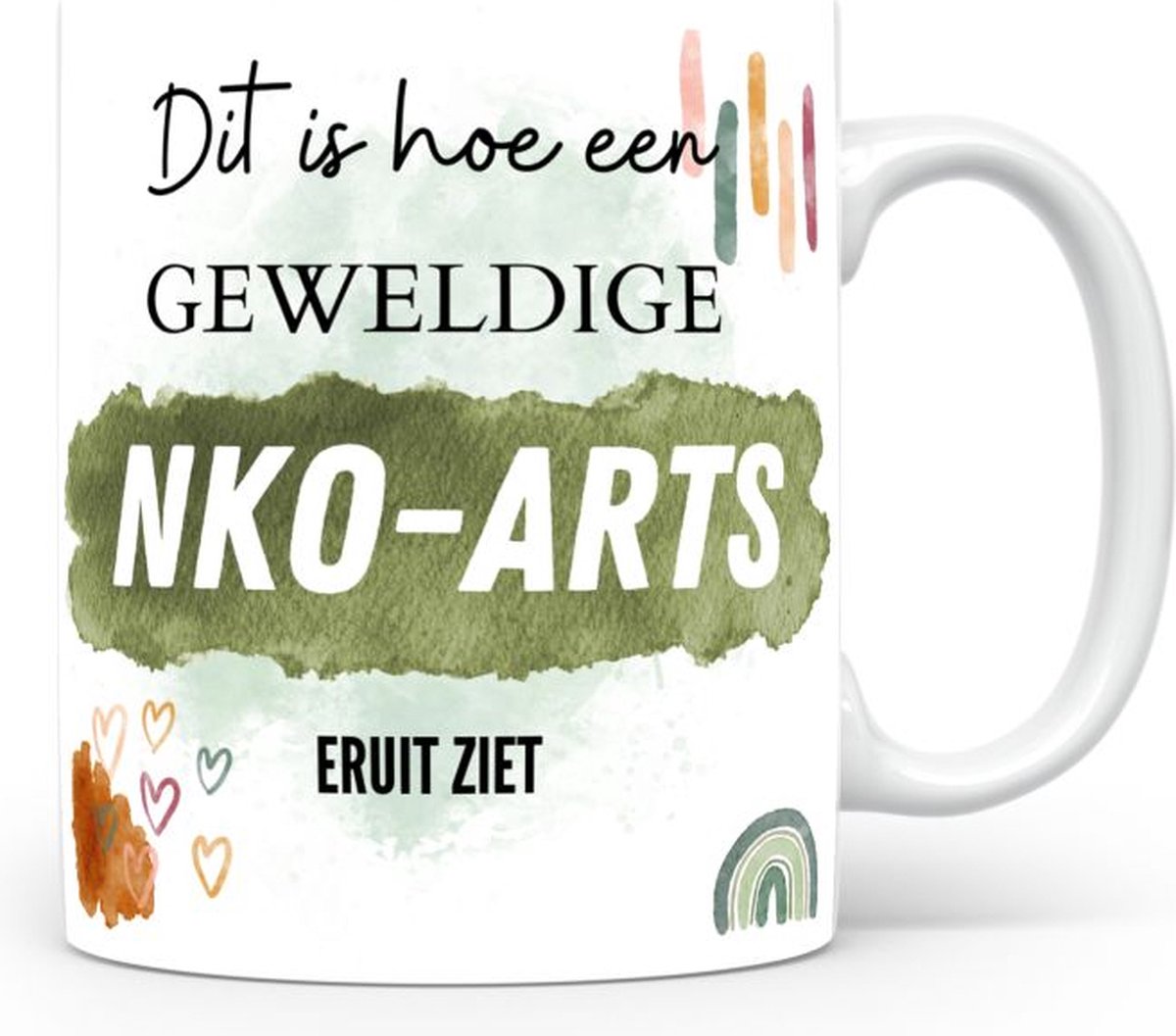 Mok bedrukken met beroep Nko-arts