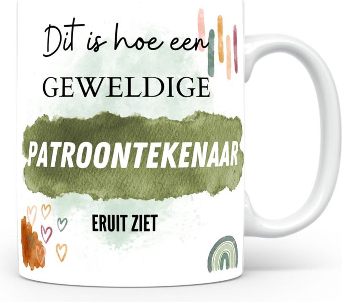 Mok bedrukken met beroep Patroontekenaar