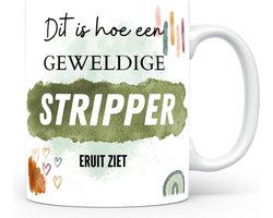 Mok bedrukken met beroep Stripper