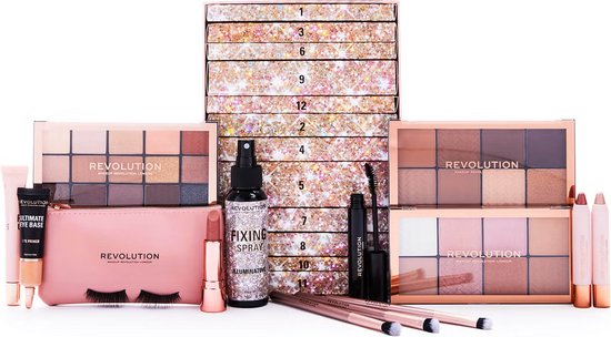 Foto: Makeup revolution ultimate glamour 12 day advent calendar adventskalender makeup cadeau set feestdagen