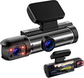 Bol.com Dashcam voor auto - 170 Graden Kijkhoek - Nachtzicht - FullHD video - Wifi - Super compact - Parkeermodus - 3.16 Inch Sc... aanbieding