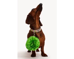 Dogguo Flower Poepzakjes Houder - Hondenriem - Ø10x3 cm Groen Voor Honden