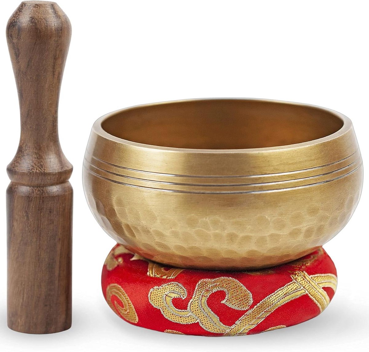 Tibetaanse klankschaal set voor beginners - Gemakkelijk te spelen - Handgemaakt - Mindfulness meditatie - Holistisch geluid - 7 chakra genezing - Cadeau (3.5)