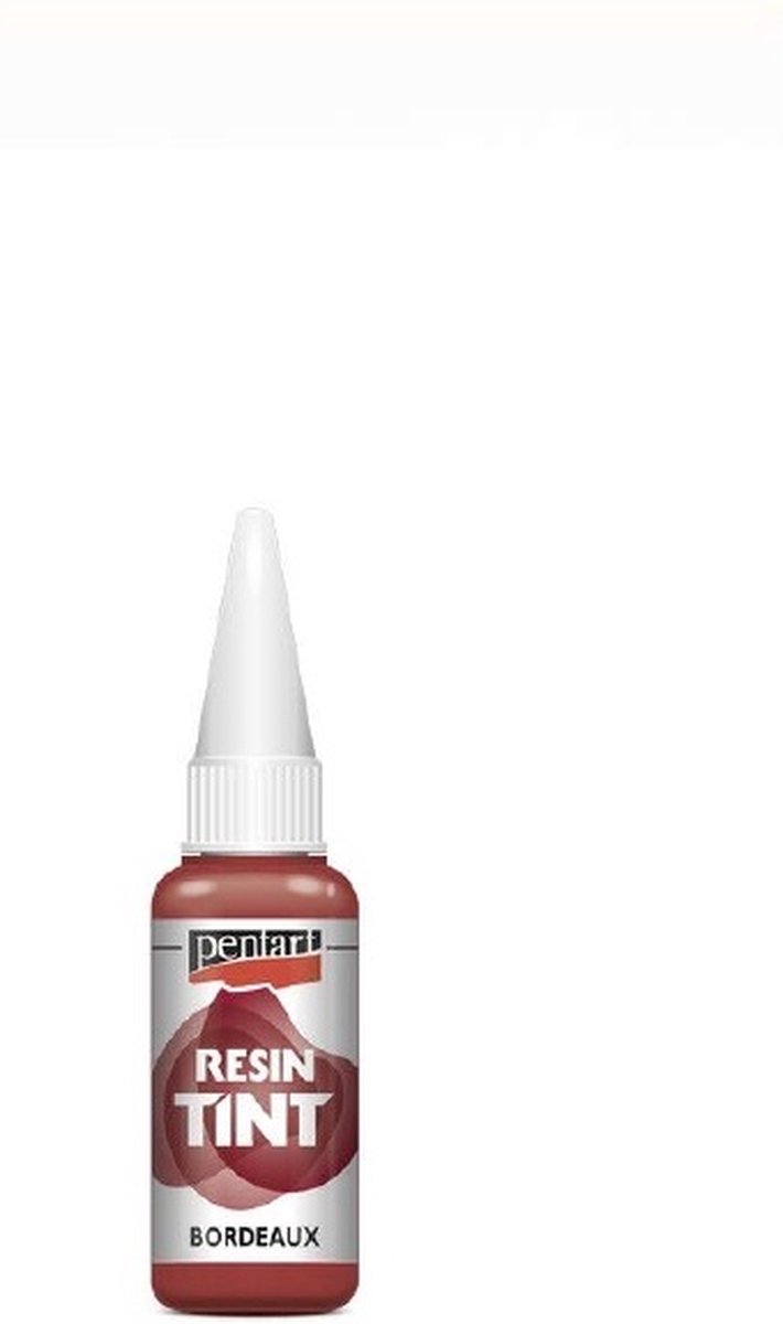 Pentart resin kleurstof bordeaux 20ml - epoxy pigment voor kunsthars.