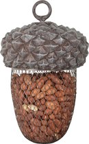 Esschert Design Pindavoedersilo - Vogelvoederhuisje - Grijs - 14 cm x 22 cm