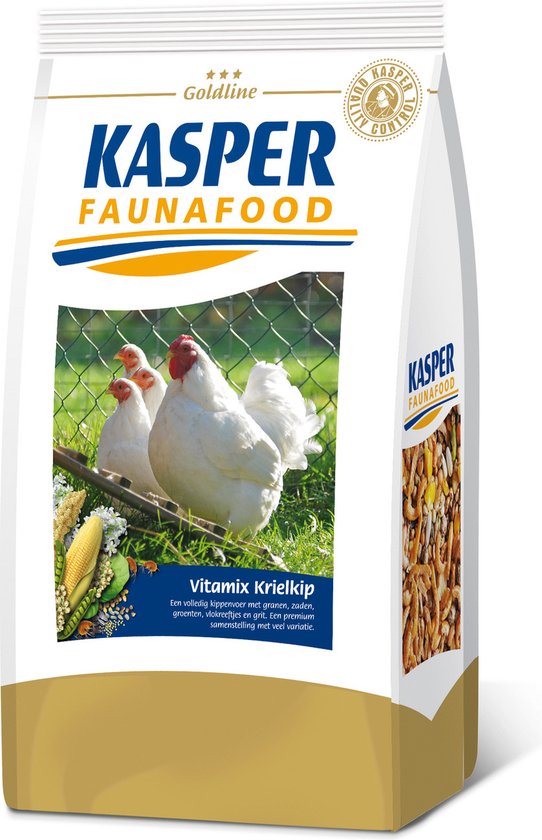 Foto: Kasper goldline vitamix krielkip kippenvoer 3 kg