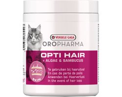 Versele-Laga Oropharma Opti Hair Cat Tegen Haaruitval - Voedingssupplement - Huid - Vacht - 130 g Granules