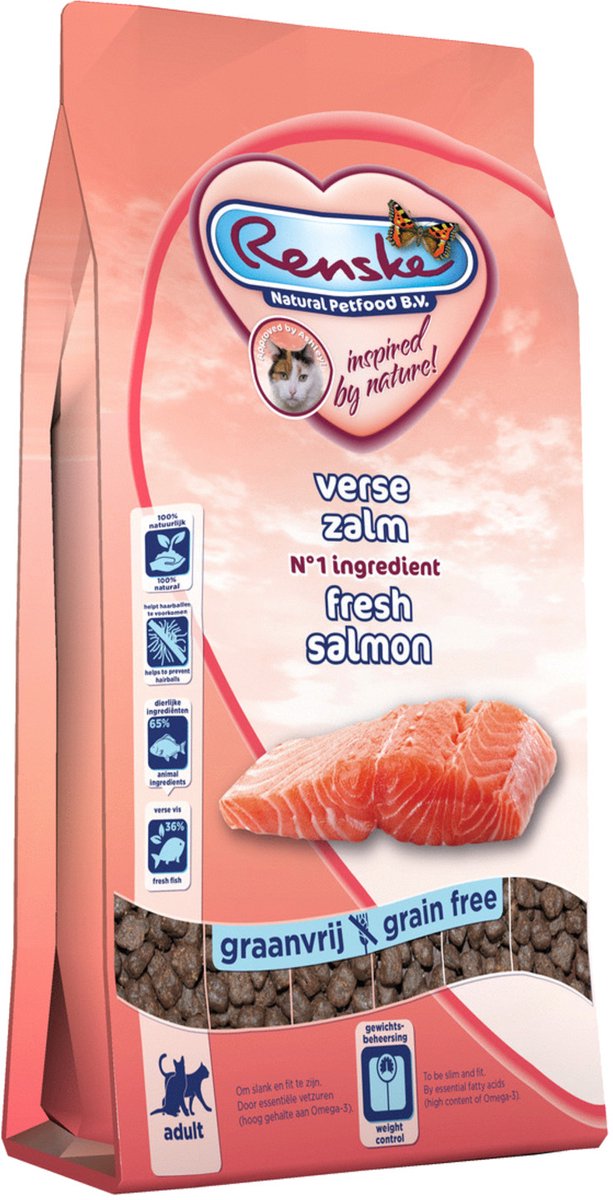 Renske Renske - Super Premium Adult Verse Zalm Kattenvoer