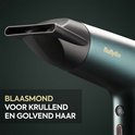 Close-up van de BaByliss föhn met magnetisch filter.