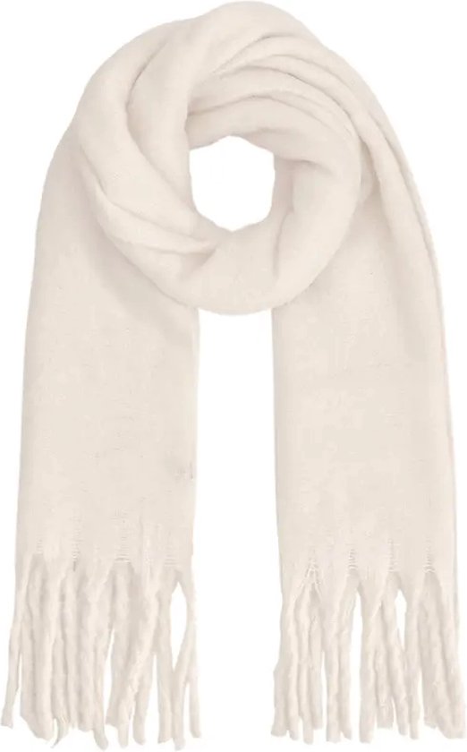 ECHARPE CACHE-NEZ HOMME femme laine 100 % cachemire d'Ecosse unie écru crème EUR 30,50 - FR