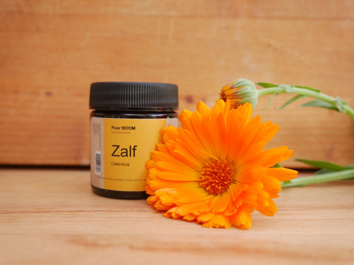Goedkoopste Puur BOOM- Calendulazalf- natuur E.H.B.O- natuurlijke lichaamsverzorging- huidverzorging- kruiden uit de natuur