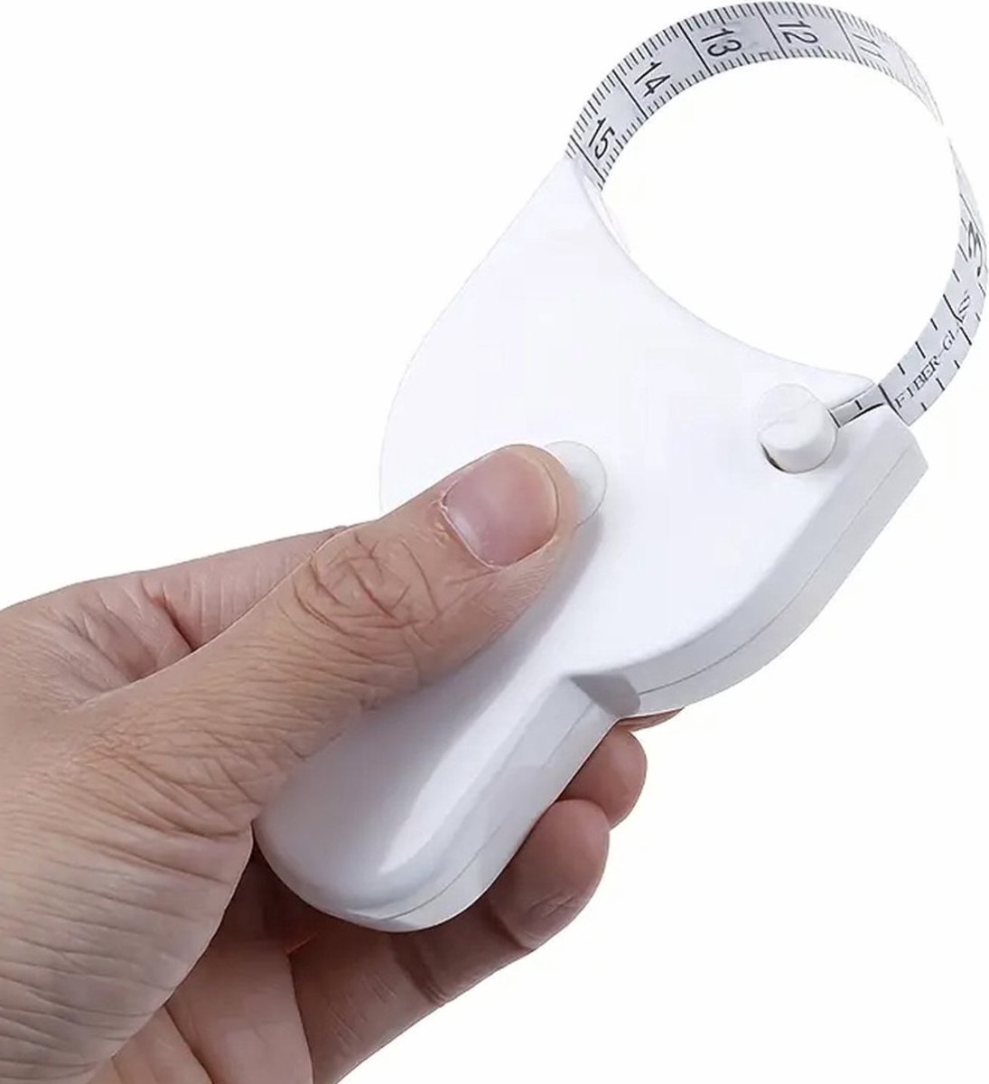 Fako Bijoux - Meetlint Lichaam - Omvang Lichaam Meter - Meetband - Omvangsmeetlint - Omtrekmeter - Lichaamsmeter - Lichaamsvetmeter - Tailor Measuring Tape - Body Mass Tape - 152cm - 60inch - Wit