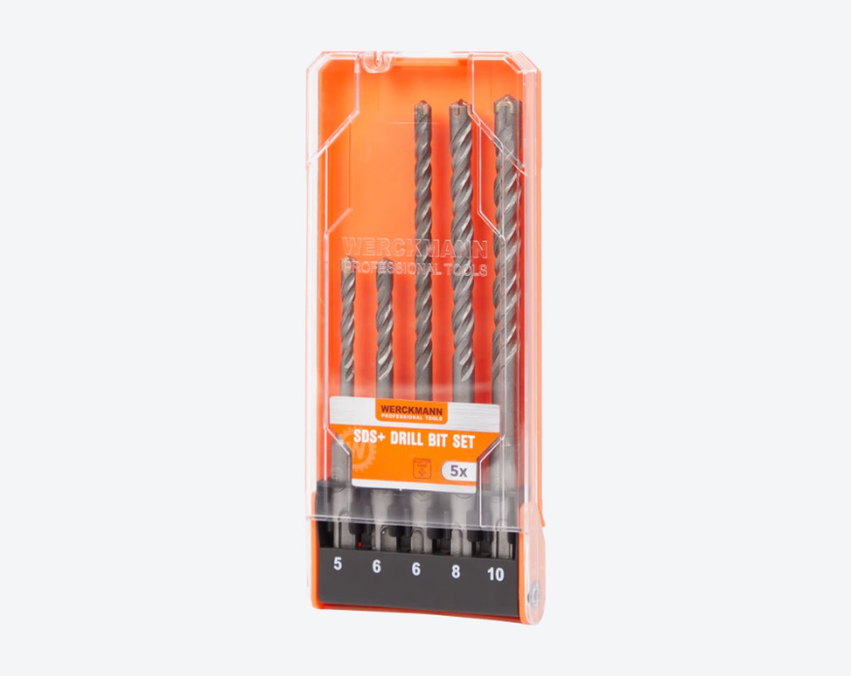 Borenset SDS + 4 snijders 5-delig