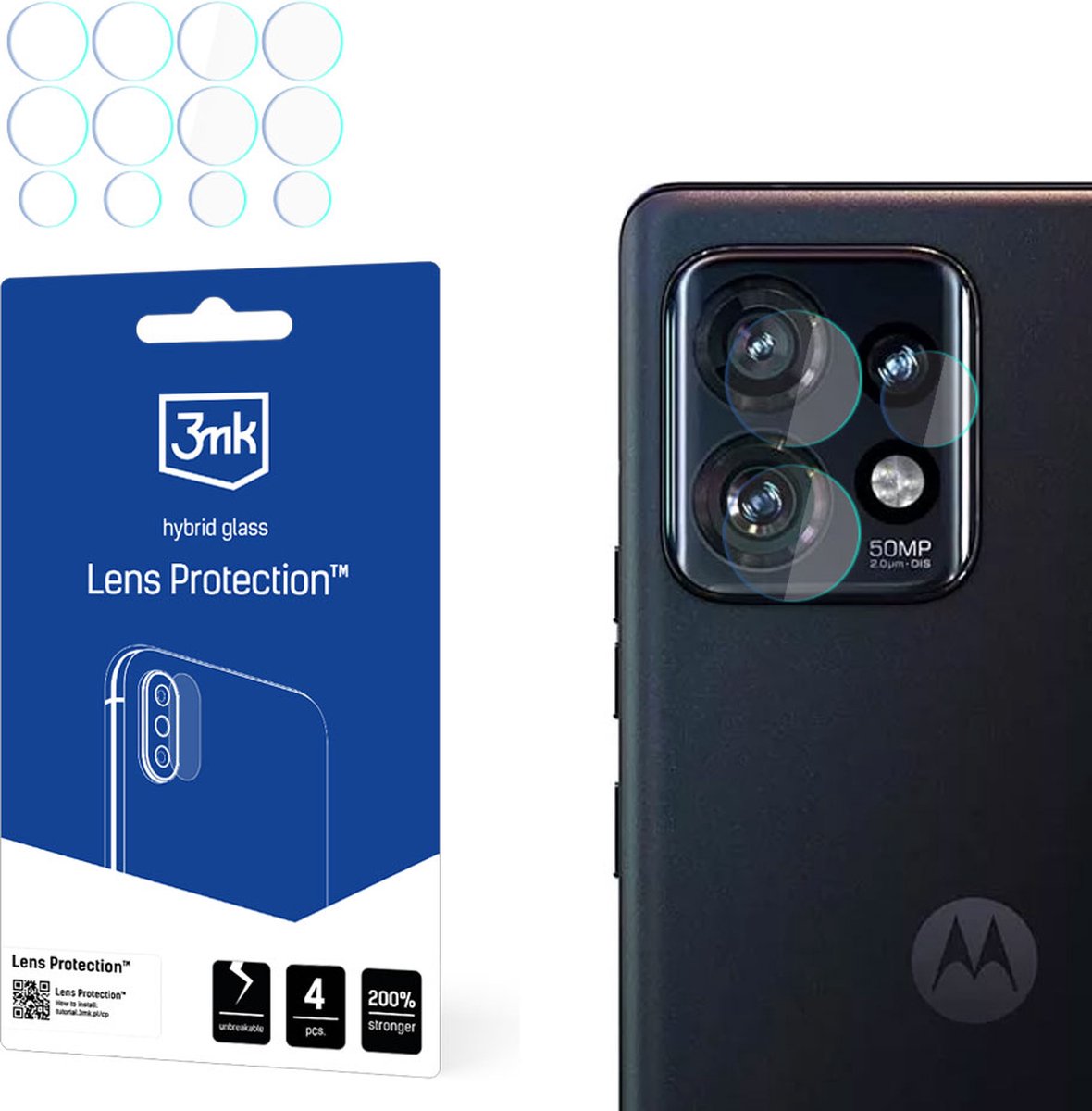 Motorola Edge 50 Pro - 3mk Lens Protection