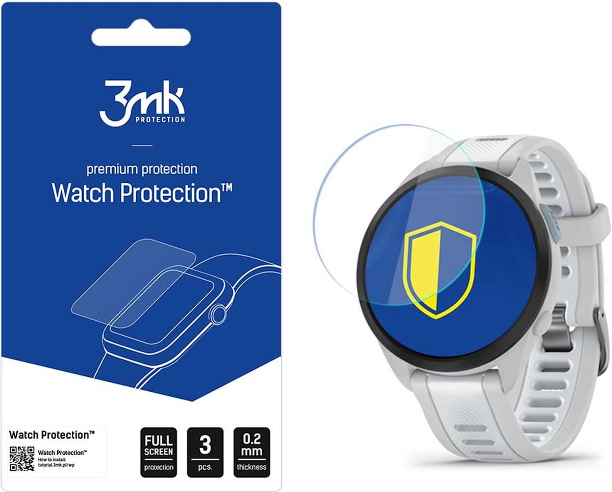 Garmin Forerunner 165 - 3mk Watch Protection v. FlexibleGlass Lite